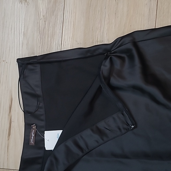J. McLaughlin Zahara A-Line Satin Midi Skirt Size 0 - Picture 3 of 9